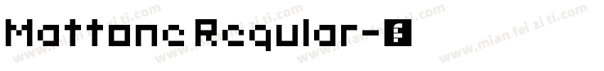 Mattone Regular字体转换